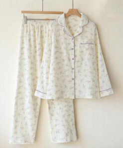 Pure Cotton Floral Pajamas | Muslin Cotton | Lounge Wear Women's Pajama Set | Cute Sleepwear | Bachelorette Pajamas | Matching PJs|Comfort