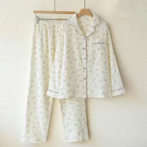 Pure Cotton Floral Pajamas | Muslin Cotton | Lounge Wear Women's Pajama Set | Cute Sleepwear | Bachelorette Pajamas | Matching PJs|Comfort