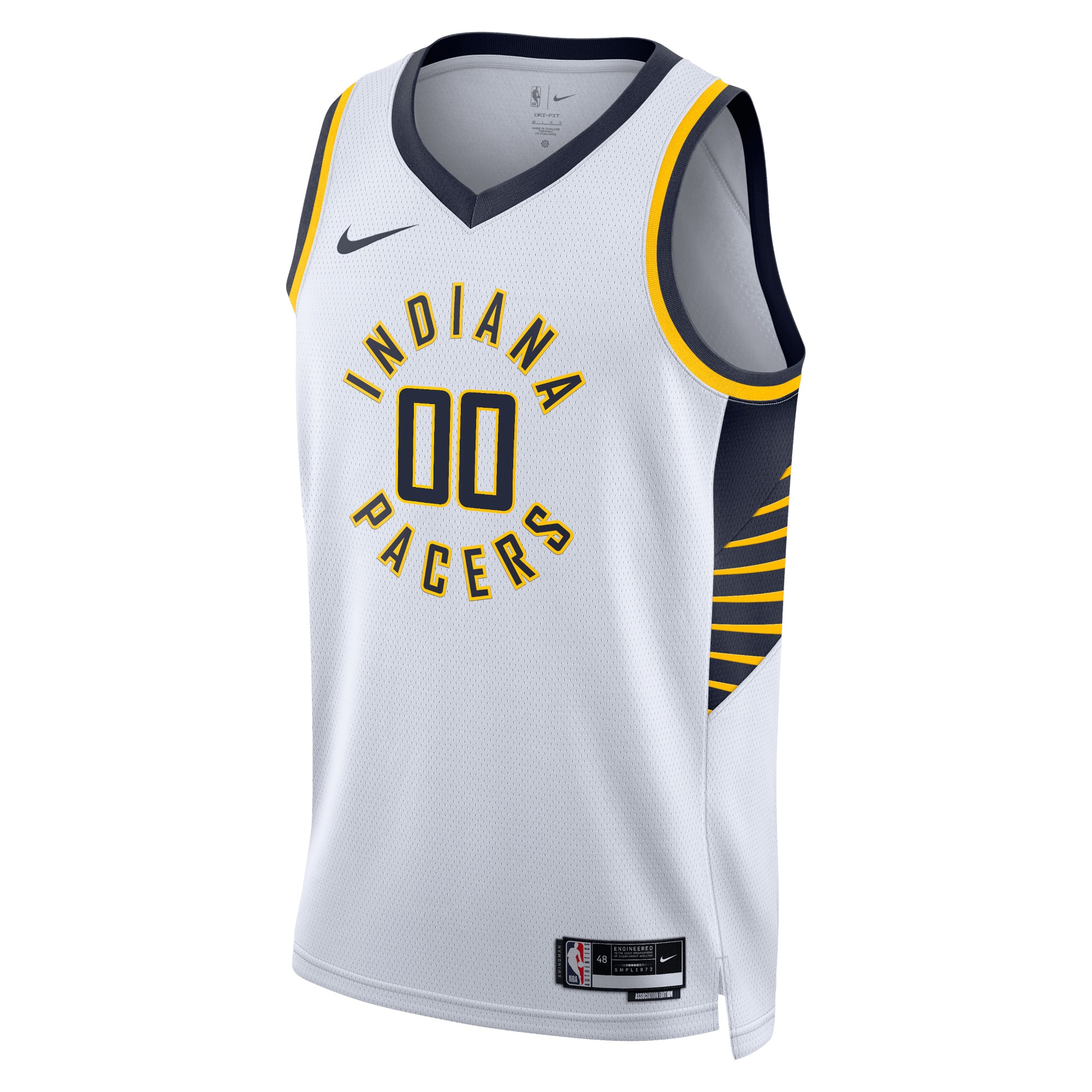 Indiana Pacers Association Edition Swingman Jersey - White - Bennedict Mathurin - Unisex - JS283