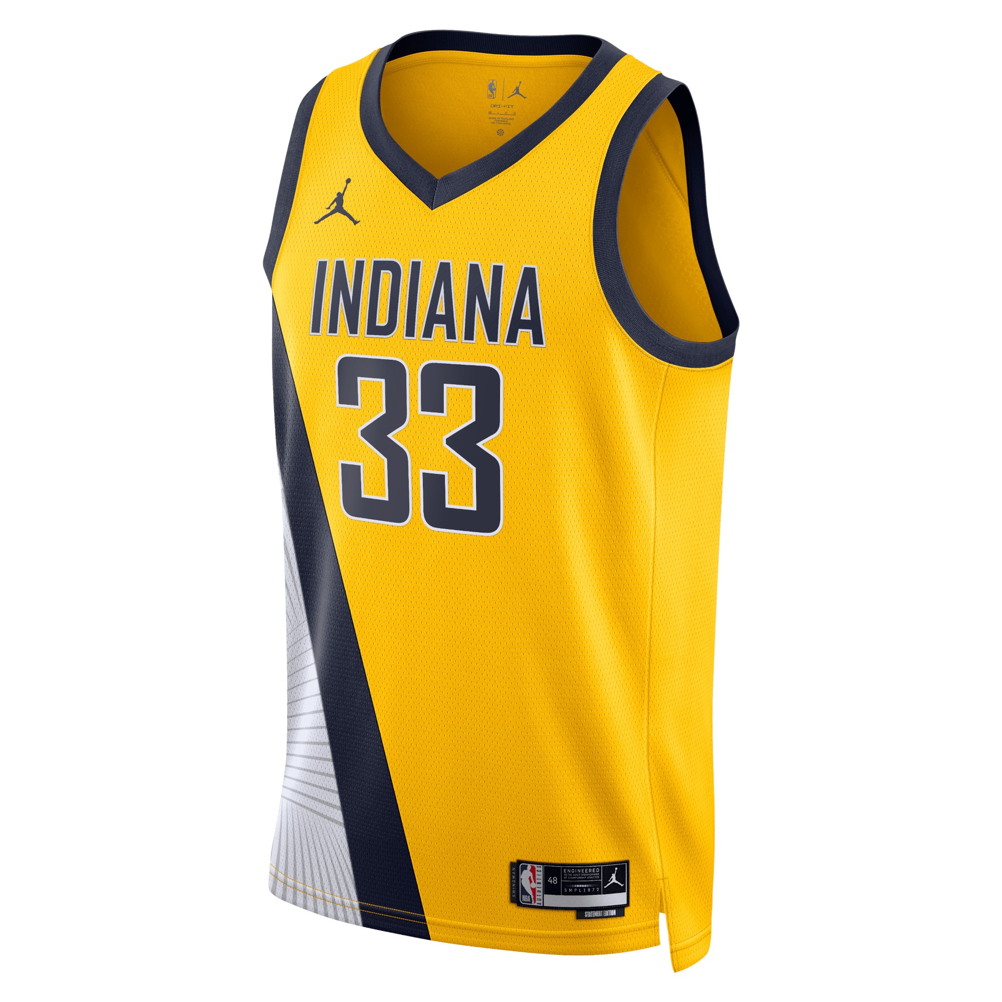 Indiana Pacers Jordan Statement Edition Swingman Jersey - Navy - Myles Turner - Unisex - JS582