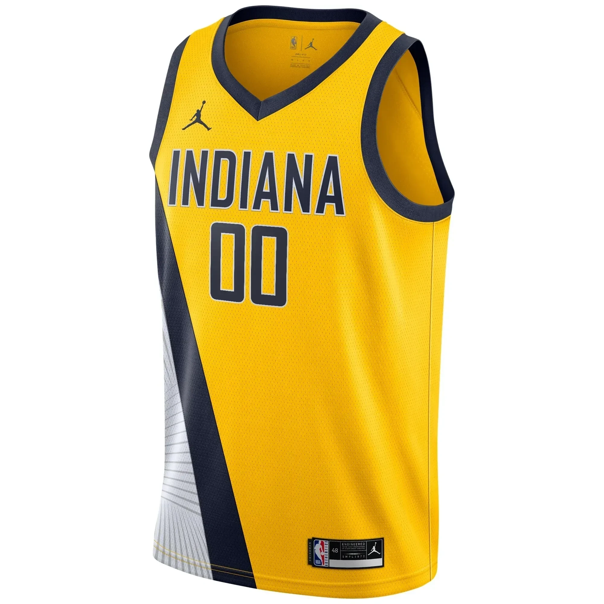 Indiana Pacers Swingman Custom Jersey - Statement Edition - Gold - JS446