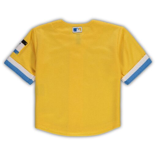 Infant Boston Red Sox Gold MLB City Connect Jersey - Image 3