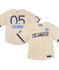 Infant Los Angeles Dodgers Freddie Freeman Cream 2024 City Connect Limited Player Jersey