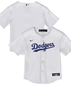 Infant Los Angeles Dodgers White Home Jersey
