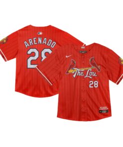 Infant St. Louis Cardinals Nolan Arenado Red 2024 City Connect Limited Player Jersey