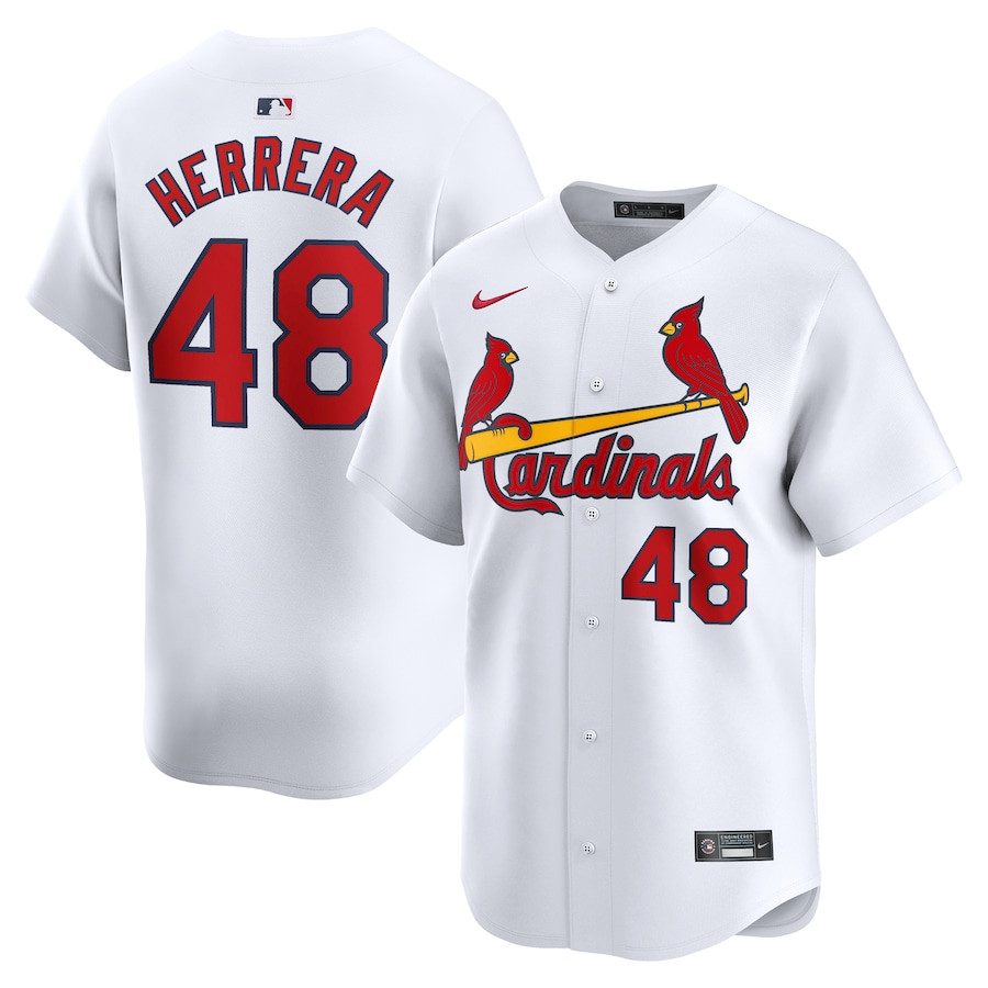 IvÃ¡n Herrera 48 St. Louis Cardinals Home Limited Men Jersey - White