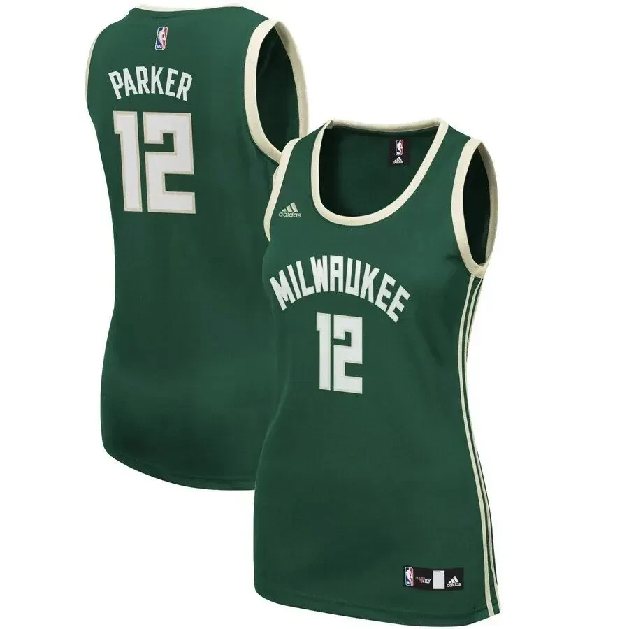 Jabari Parker Milwaukee Bucks Women's Road Jersey - Green - JS692