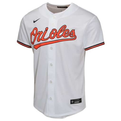 Jackson Holliday 7 Baltimore Orioles Home Game YOUTH Jersey - White - Image 2