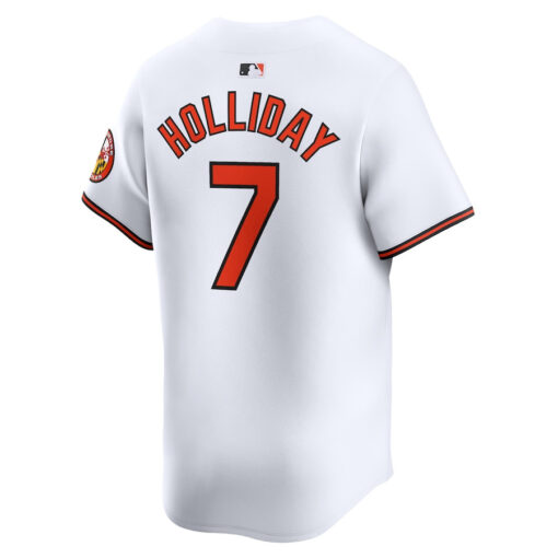 Jackson Holliday 7 Baltimore Orioles Home Limited Men Jersey - White - Image 3