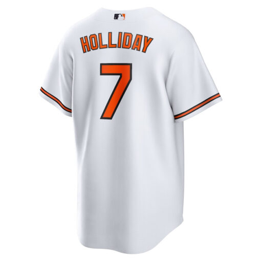 Jackson Holliday 7 Baltimore Orioles Home Men Player Jersey - White - Image 3