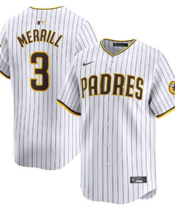 Jackson Merrill 3 San Diego Padres Home Limited Men Jersey - White