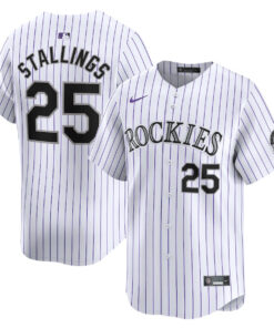 Jacob Stallings 25 Colorado Rockies Home Limited Player Men Jersey - White