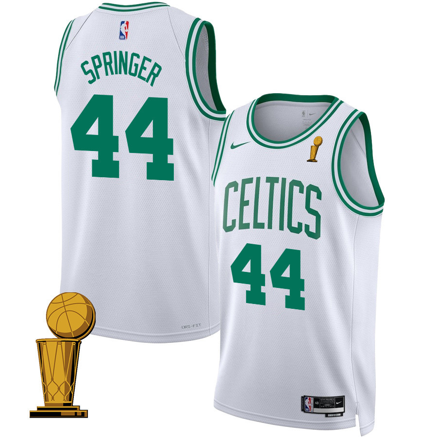 Jaden Springer 44 Boston Celtics 2024 FINALS CHAMPIONS Swingman Jersey - Association Edition - White - JS959