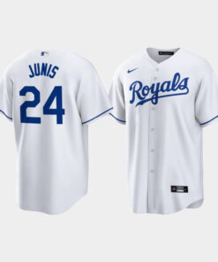 Jakob Junis 24 Kansas City Royals White Home Player Jersey Jersey