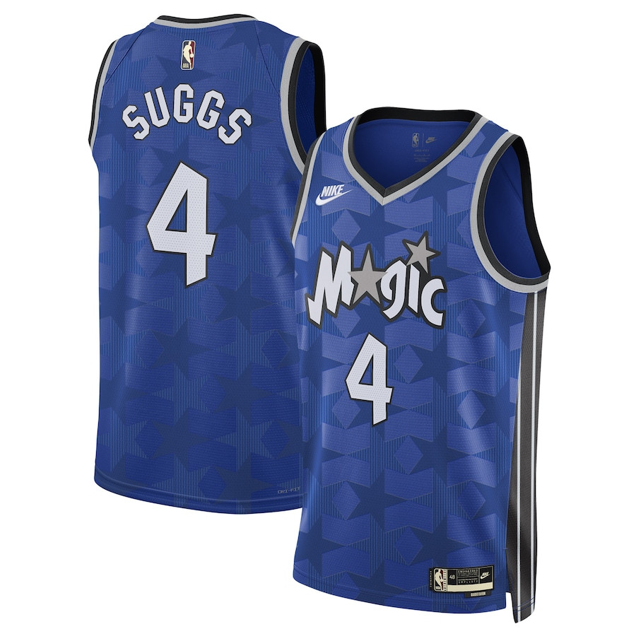 Jalen Suggs 4 Orlando Magic Unisex 2023/24 Swingman Jersey â€“ Classic Edition - Blue - JS410