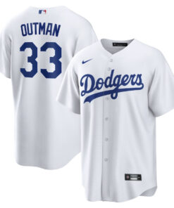 James Outman 33 Los Angeles Dodgers Men Jersey - White