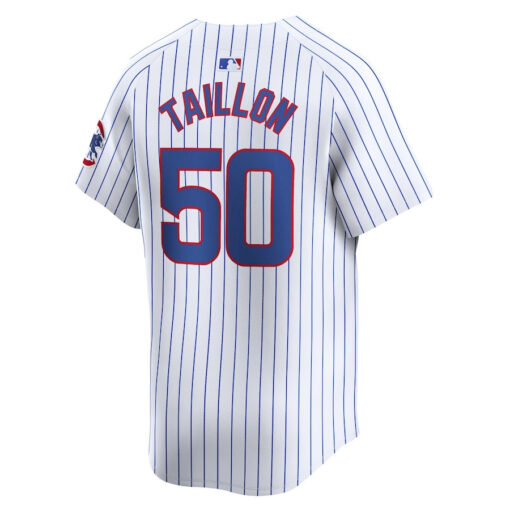 Jameson Taillon 50 Chicago Cubs Home Limited Player Men Jersey - White - Image 3