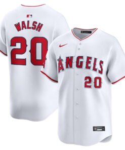 Jared Walsh 20 Los Angeles Angels Home Limited Player Men Jersey - White