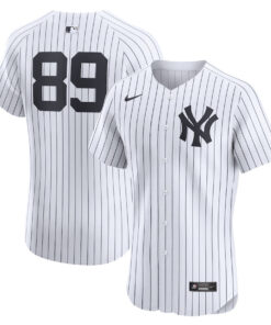 Jasson Dominguez 89 New York Yankees Home Elite Player Men Jersey - White