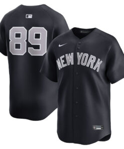 Jasson DomÃ­nguez 89 New York Yankees Alternate Limited Player Men Jersey - Navy