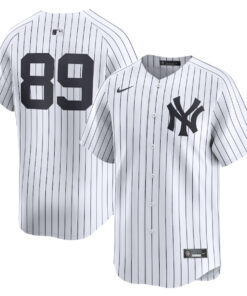 Jasson DomÃ­nguez 89 New York Yankees Home Limited Player Men Jersey - White
