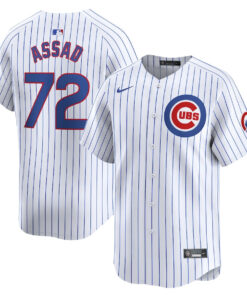 Javier Assad 72 Chicago Cubs Home Limited Player Men Jersey - White