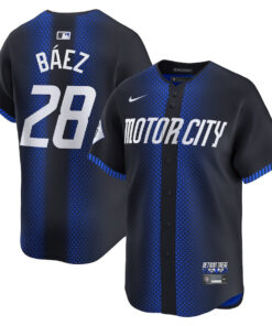 Javier Baez 28 Detroit Tigers 2024 City Connect Limited Men Jersey - Navy