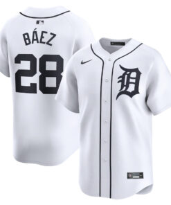 Javier Baez 28 Detroit Tigers Home Limited Player Men Jersey - White