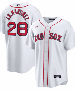 J.D. Martinez 28 Boston Red Sox Home Men Jersey - White