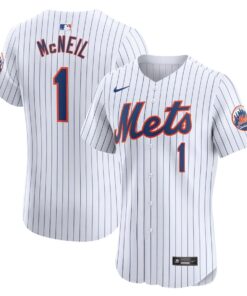 Jeff McNeil 1 New York Mets Home Elite Player Men Jersey - White
