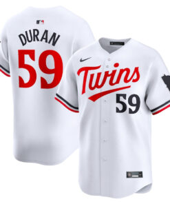 Jhoan Duran 59 Minnesota Twins Home Limited Player Men Jersey - White