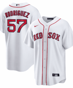 Joely RodrÃ­guez 57 Boston Red Sox Home Men Jersey - White
