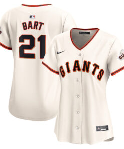 Joey Bart 21 San Francisco Giants Women Home Limited Player Jersey - Cream