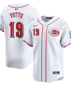 Joey Votto 19 Cincinnati Reds Home Limited Player Men Jersey - White