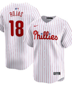 Johan Rojas 18 Philadelphia Phillies Home Limited Player Men Jersey - White
