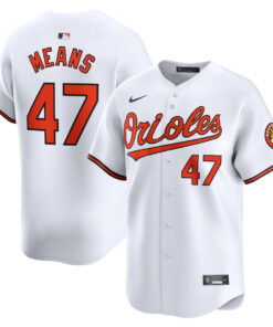 John Means 47 Baltimore Orioles Home Limited Player Men Jersey - White