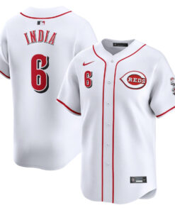 Jonathan India 6 Cincinnati Reds Home Limited Player Men Jersey - White