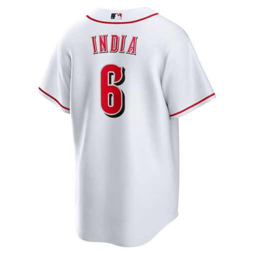 Jonathan India 6 Cincinnati Reds Men Jersey - White - Image 3