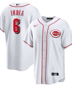 Jonathan India 6 Cincinnati Reds Men Jersey - White