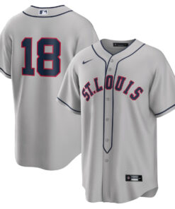 Jordan Walker 18 St. Louis Cardinals 2024 Rickwood Classic Player Men Jersey - Gray