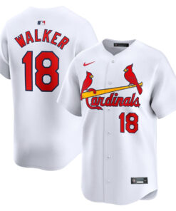 Jordan Walker 18 St. Louis Cardinals Home Limited Men Jersey - White