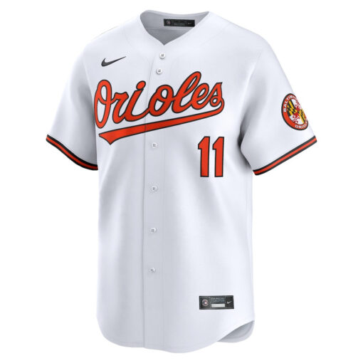 Jordan Westburg 11 Baltimore Orioles Home Limited Men Jersey - White - Image 2