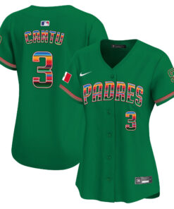 Jorge Cantu 3 San Diego Padres Mexico Women Jersey - Green