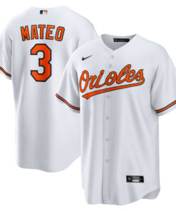 Jorge Mateo 3 Baltimore Orioles Men Jersey - White