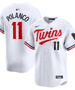 Jorge Polanco 11 Minnesota Twins Home Limited Player Men Jersey - White