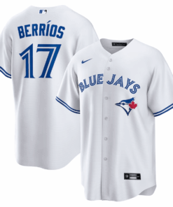 JosÃ© BerrÃ­os 17 Toronto Blue Jays Home Jersey - White