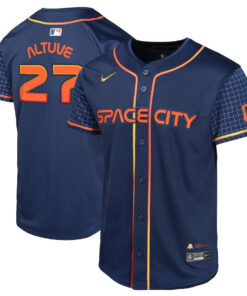 Jose Altuve 27 Houston Astros City Connect Limited YOUTH Jersey - Navy
