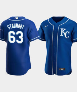 Josh Staumont 63 Kansas City Royals Royal Alternate Jersey Jersey