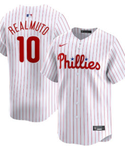 J.T. Realmuto 10 Philadelphia Phillies Home Limited Player Men Jersey - White