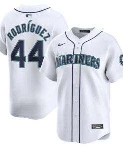 Julio RodrÃ­guez 44 Seattle Mariners Home Limited Player Men Jersey - White
